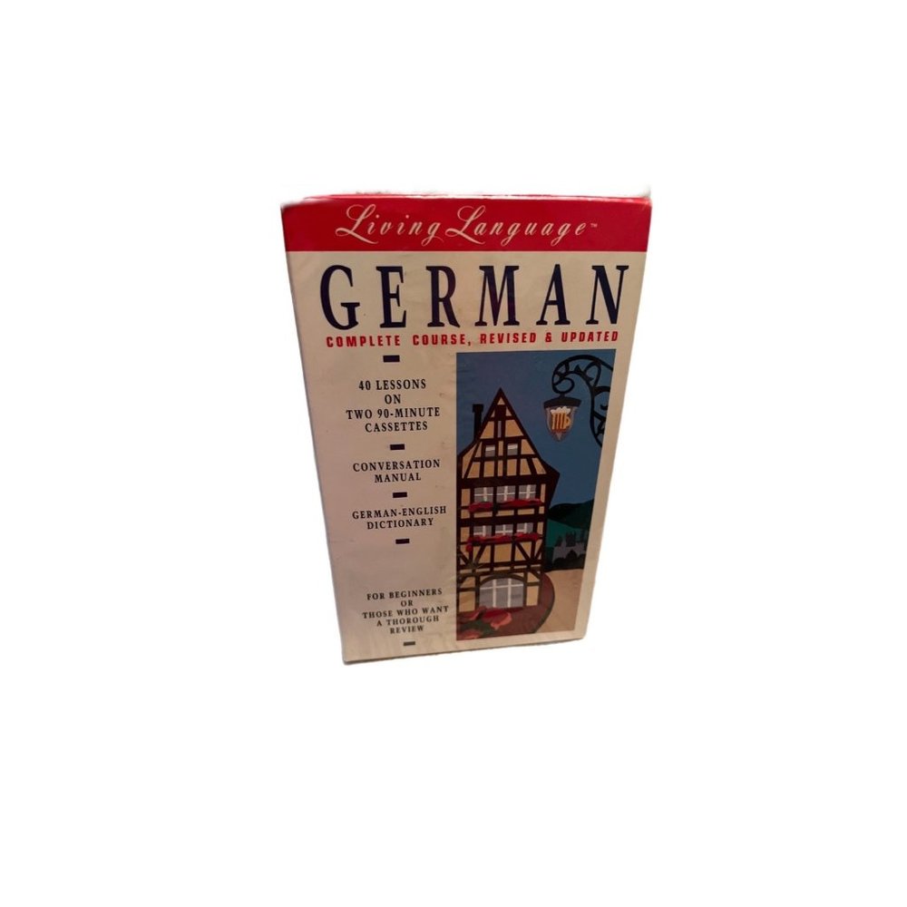 Living German, Revised (Cass/Book): The Complete Living Language Course cassette